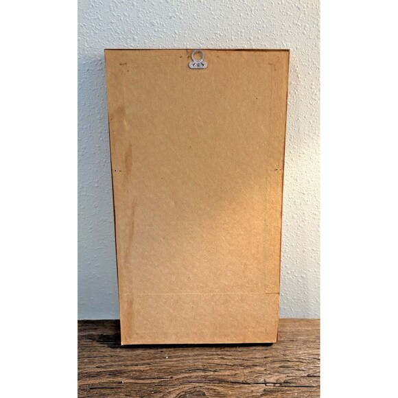 Vintage Cross Stitch Friend and Completed No Glass 13.5X7.5 Inches - Picture 8 of 11